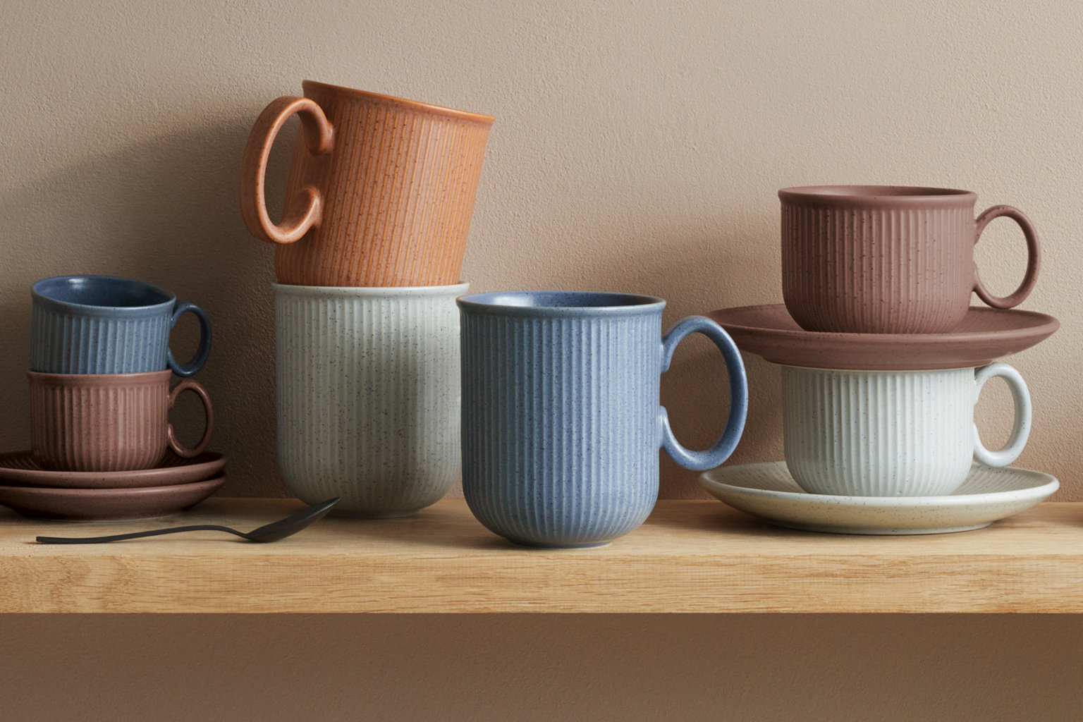 Thomas Clay mugs and cups in different colors